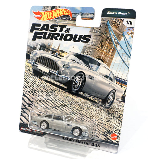 Hot Wheels Euro Fast Aston Martin DB5 Fast and Furious Diecast Car